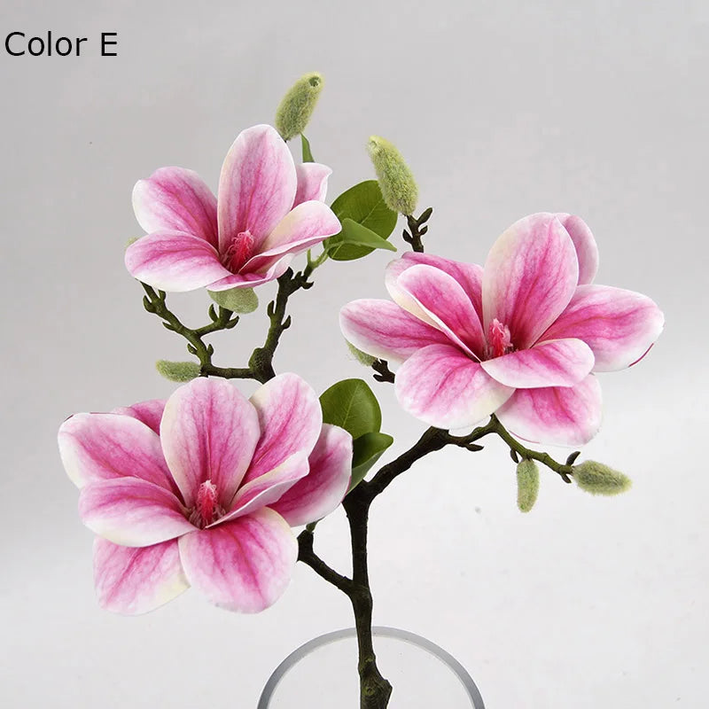 têtes de fleurs artificielles de magnolia pour décoration de mariage et fête