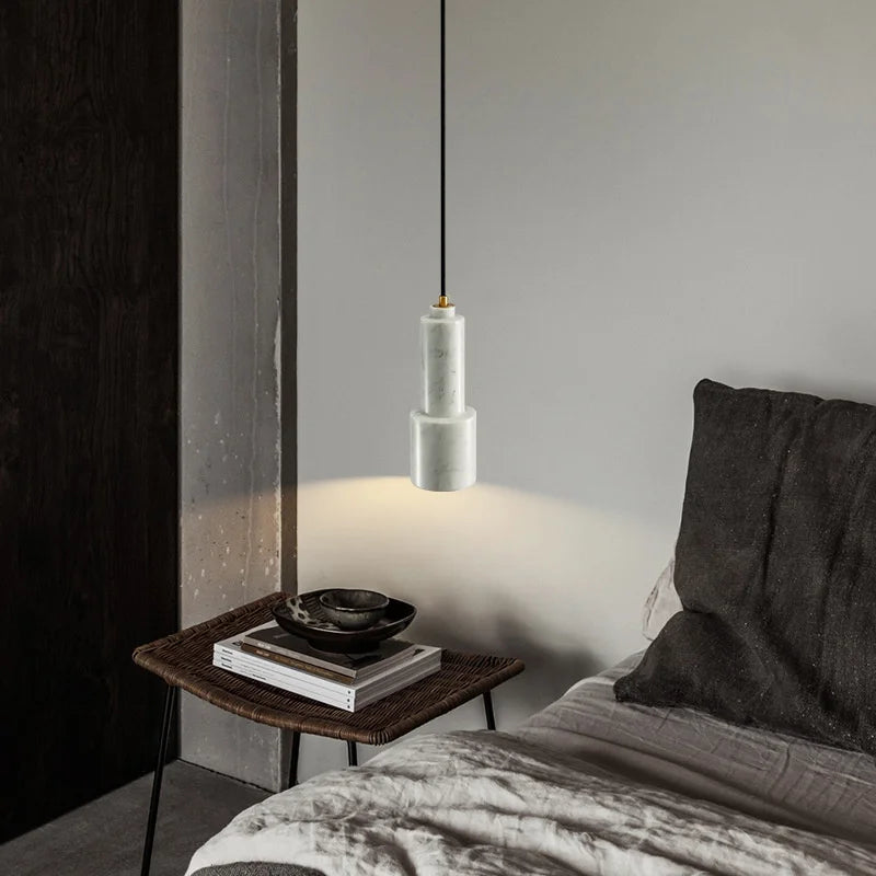 lampe de poche créative en forme de marbre pour décoration nordique led