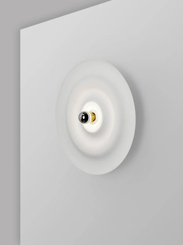 applique moderne simple led décoration intérieure vague ronde