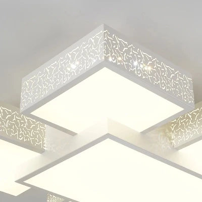 lustre moderne à led pour éclairage intérieur élégant