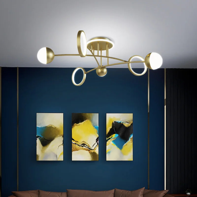 plafonnier moderne décoratif pour intérieur et luminaires LED