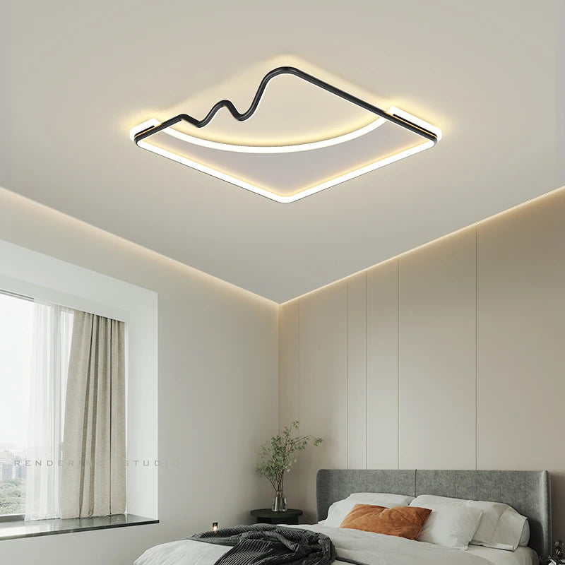 plafonnier led décoratif pour intérieur moderne et élégant