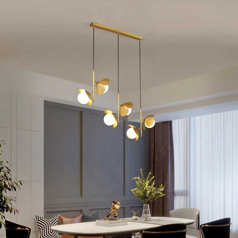 plafonnier led créatif design européen luxueux et chaleureux