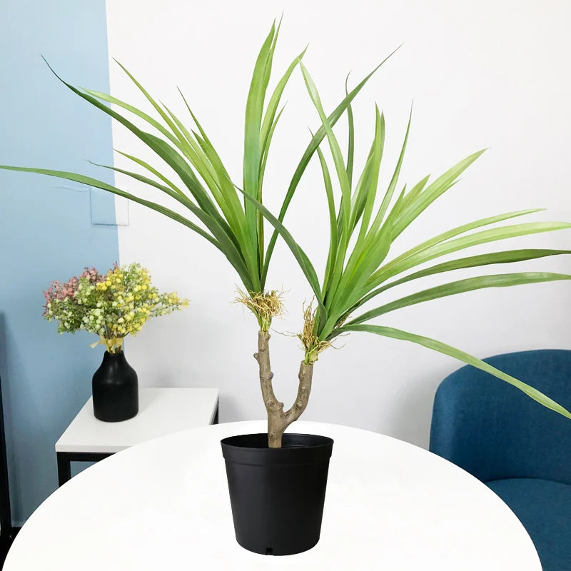 plantes artificielles dracaena arbre tropical en pot décoration intérieure