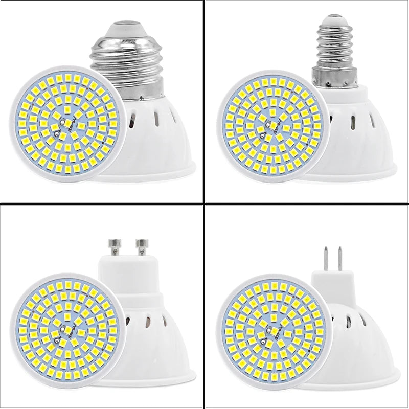 ampoule led 48 60 80 lumières 2835 smd pour éclairage intérieur