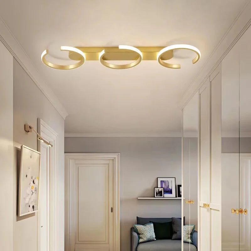 Moderne LED salon plafonnier chambre salle à manger éclairage intérieur étude couloir plafonnier lumière pour chambre lustres