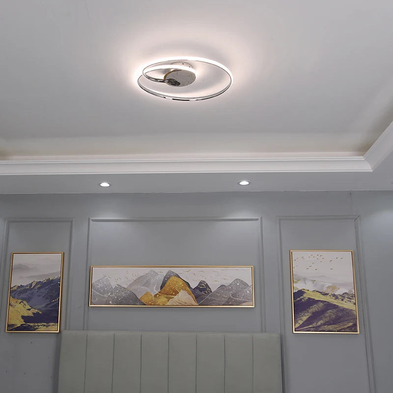 plafonnier led moderne pour décoration intérieure design élégant