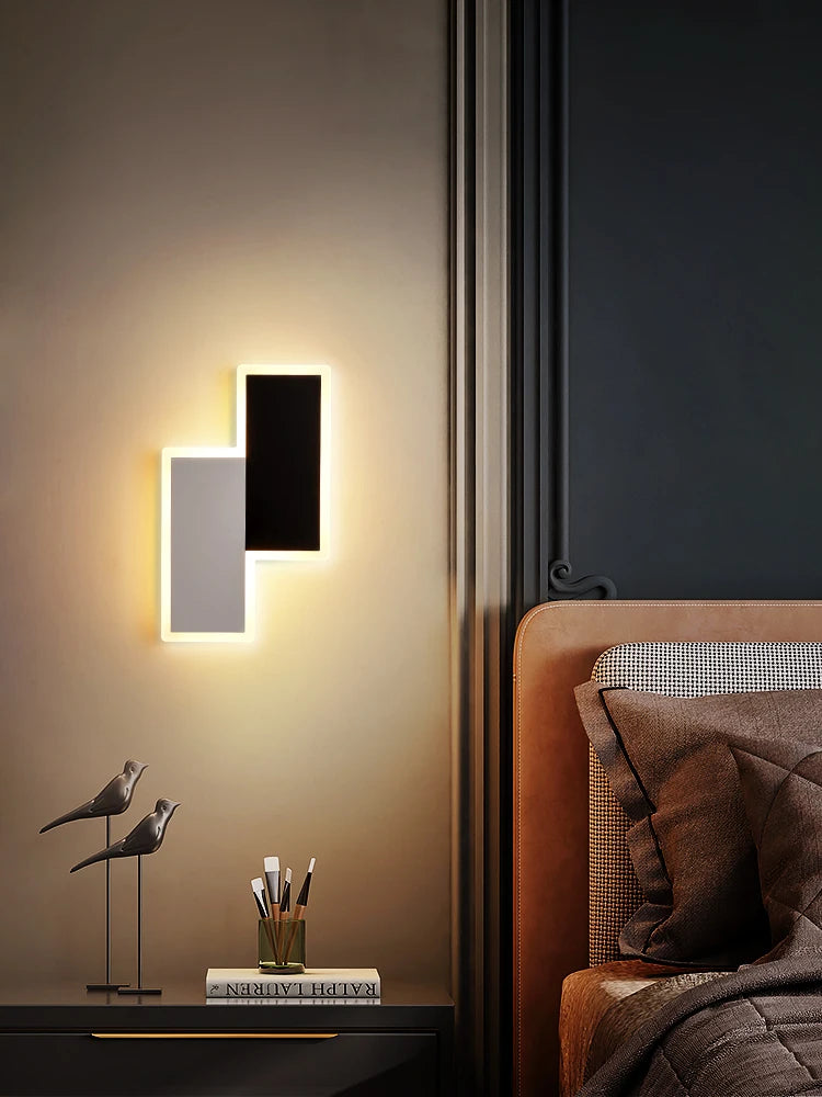 applique murale led moderne simple art décoratif luminaire