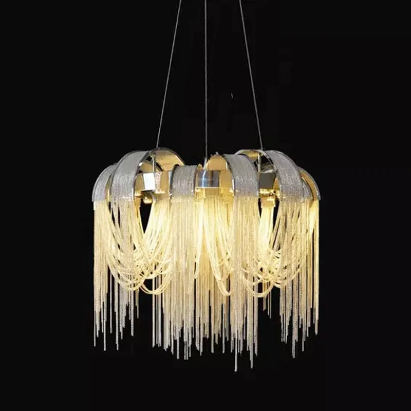 lustre moderne léger créatif pour espaces contemporains