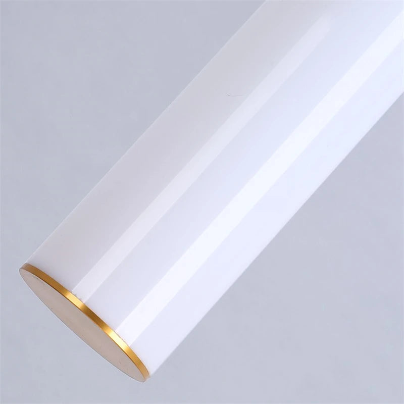 suspension acryliques long tube led nordique minimaliste