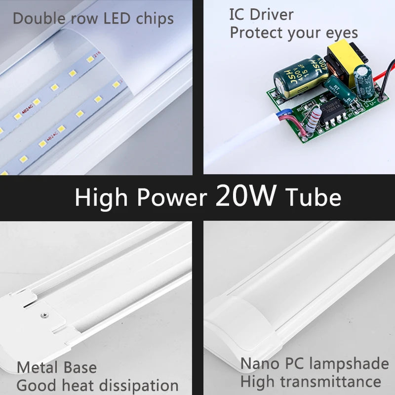 tube lumineux led pour éclairage intérieur polyvalent et moderne