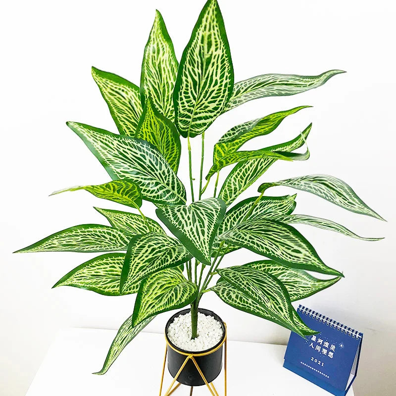 plante artificielle monstera tropicale à feuilles décoratives pour intérieur jardin