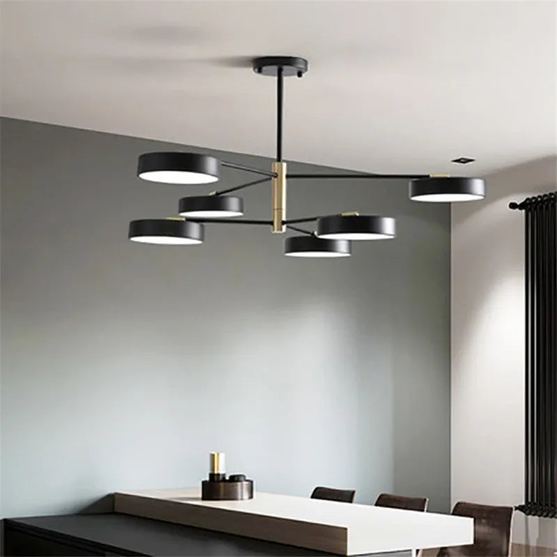 lustre led moderne nordique simple pour décoration intérieure