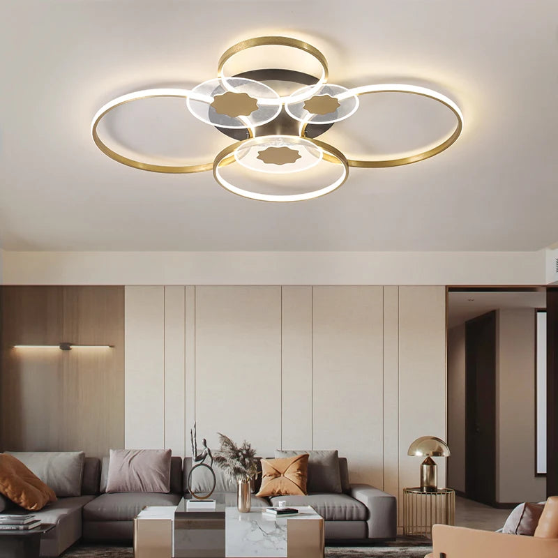 plafonnier décoratif moderne pour intérieur lumineux et élégant