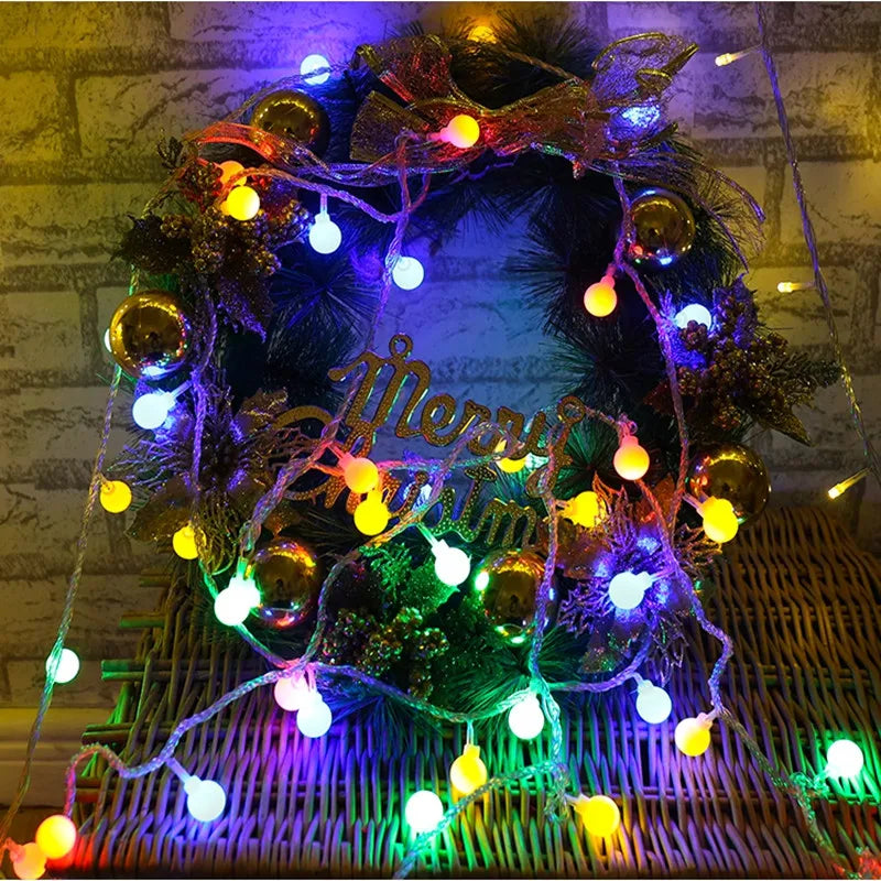 guirlande lumineuse 100 led pour noël mariage et fêtes