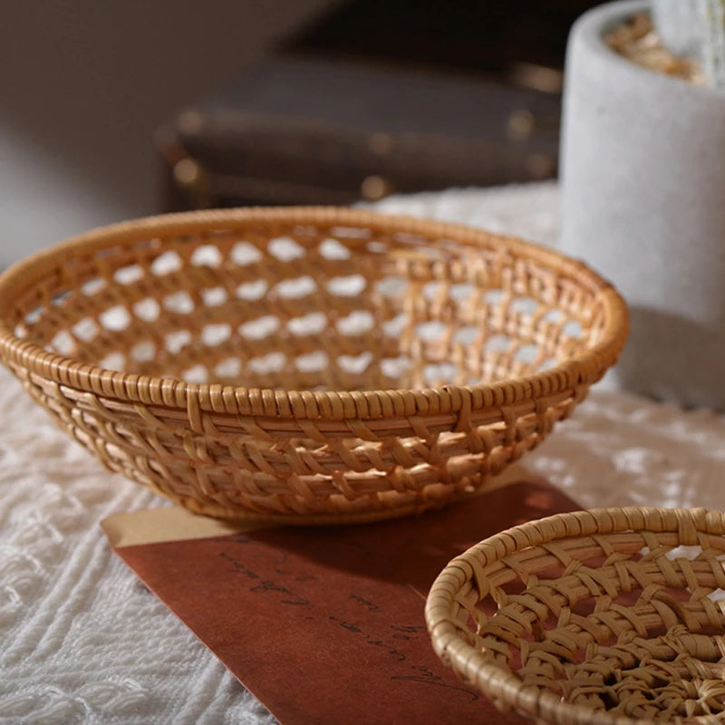 panier tissé à la main pour fruits et légumes rangement et pique-nique