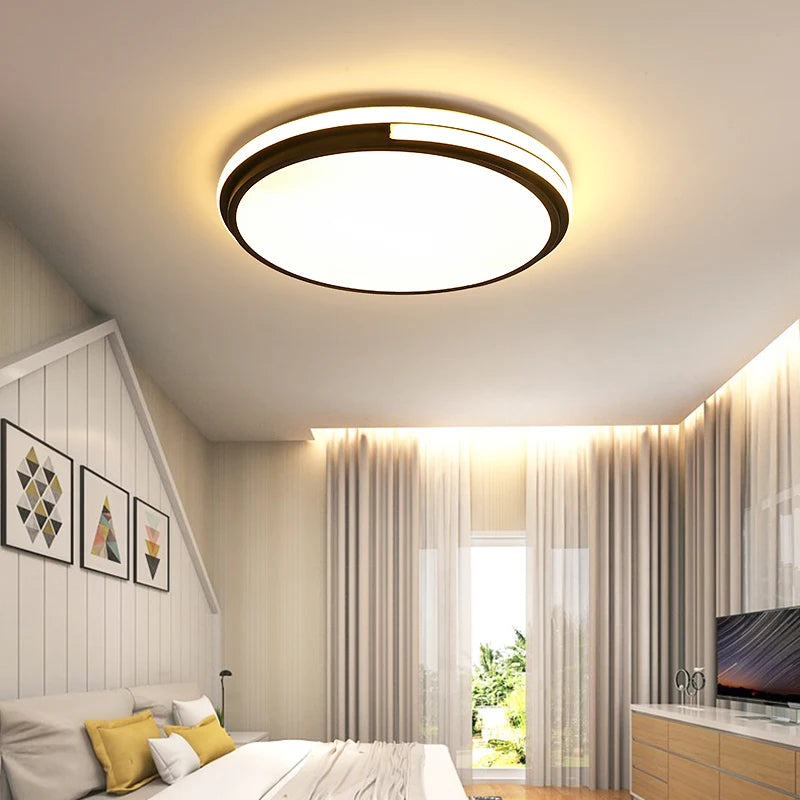 plafonnier led rond avec luminosité réglable pour intérieur