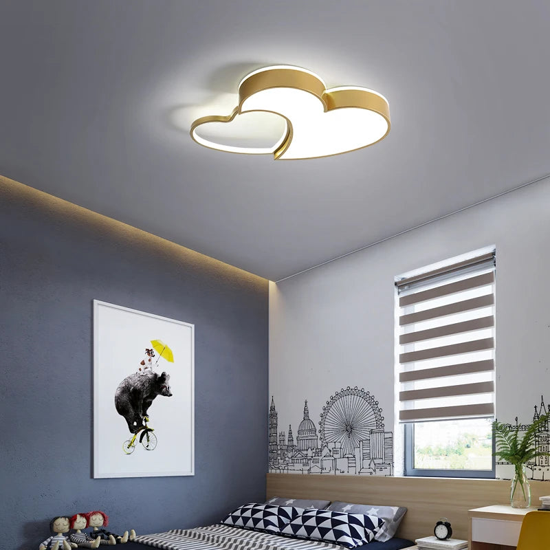 plafonnier led créatif design moderne pour intérieur enfant