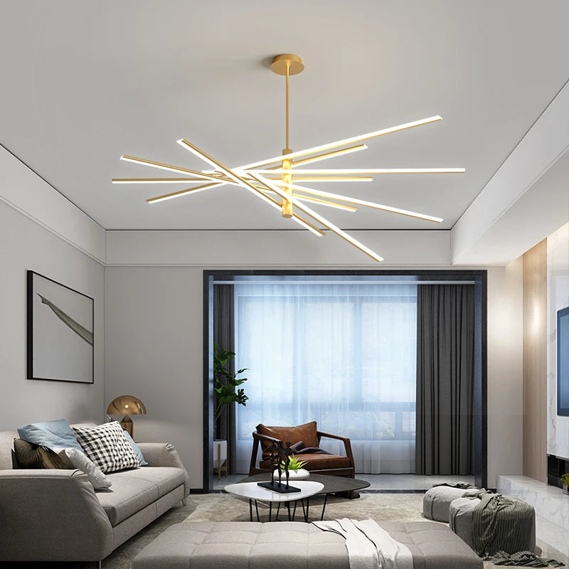 lustre moderne minimaliste nordique créatif pour décoration intérieure