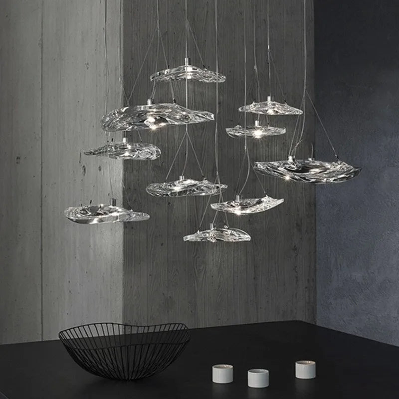 lustre italien design pour restaurant bar et magasin d'habillement