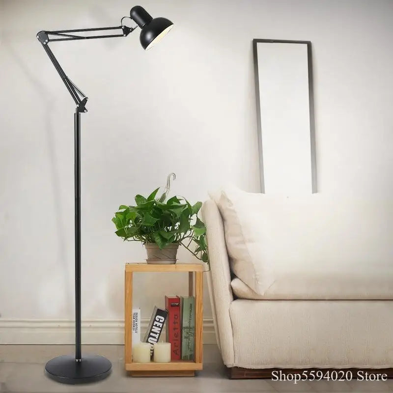 lampadaire led minimaliste moderne en fer forgé