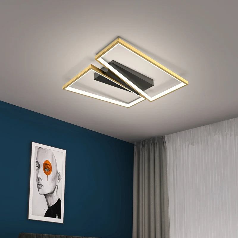 plafonnier led en aluminium éclairage décoratif pour intérieur