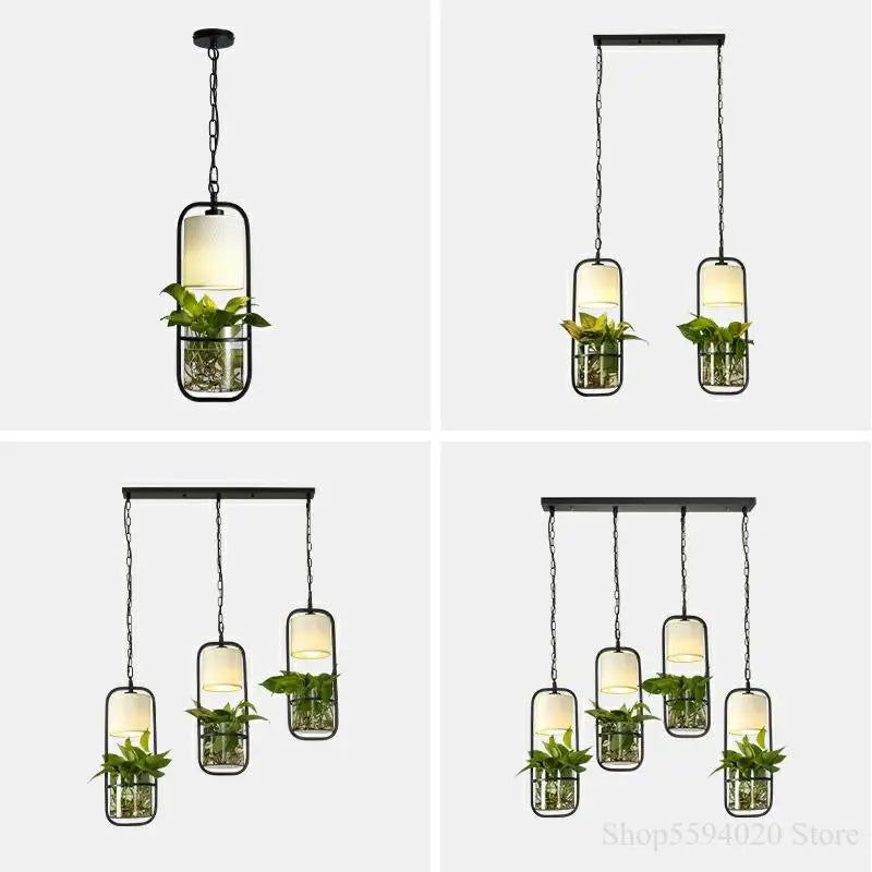 suspension industrielle simple art fer moderne chinoise