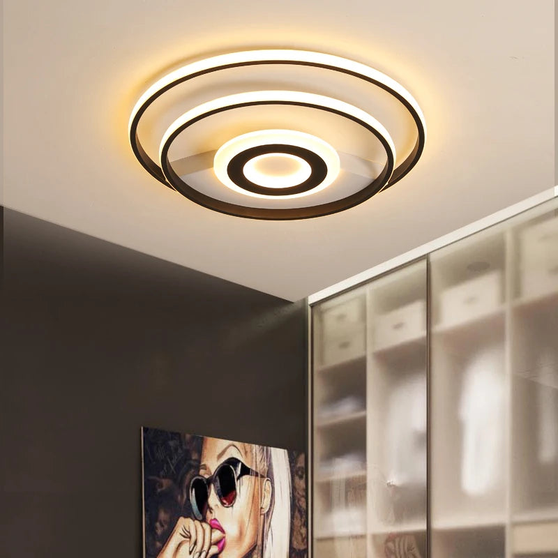 plafonnier led rond design moderne pour un éclairage intérieur décoratif