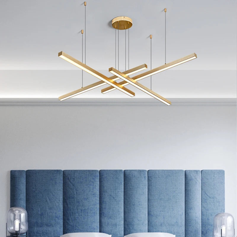 lustre moderne minimaliste pour une ambiance chaleureuse et design