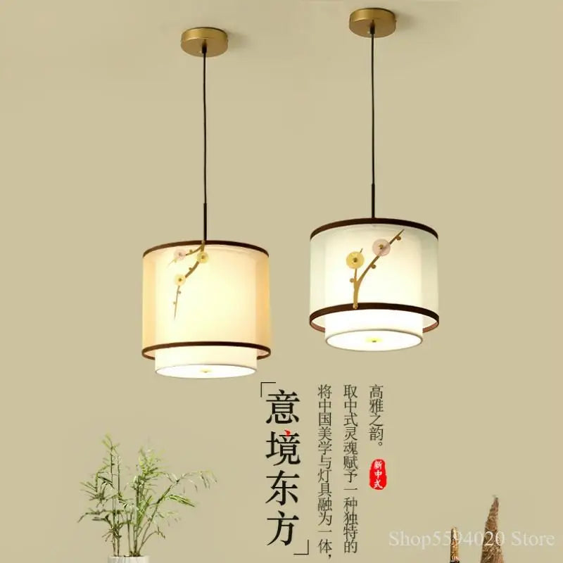 suspension zen en cuivre pour décoration intérieure moderne