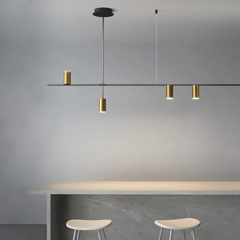 lustre simple led moderne pour café restaurant