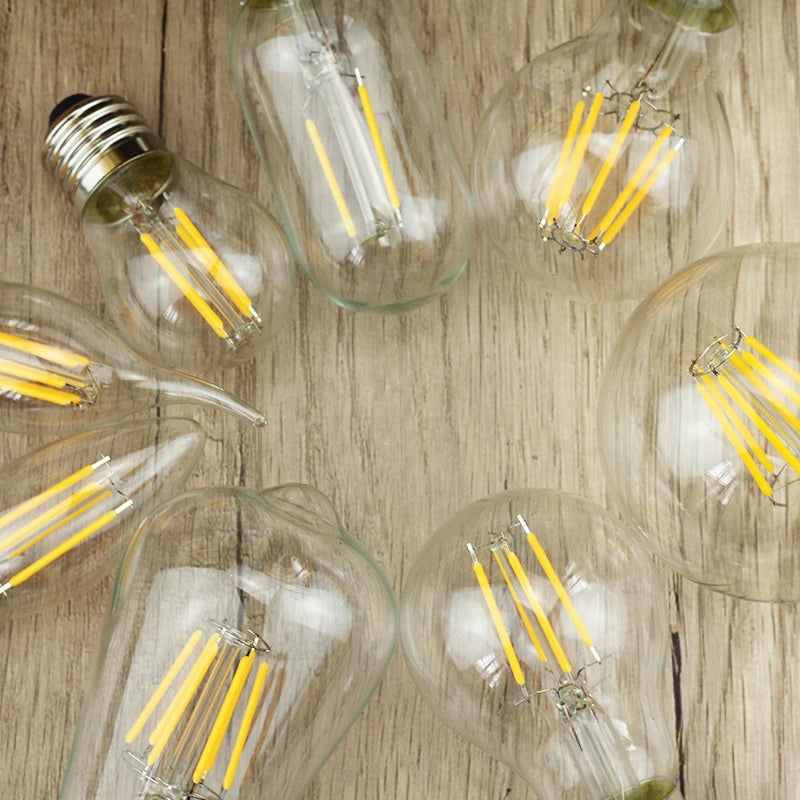 ampoule rétro filament edison en verre vintage décorative