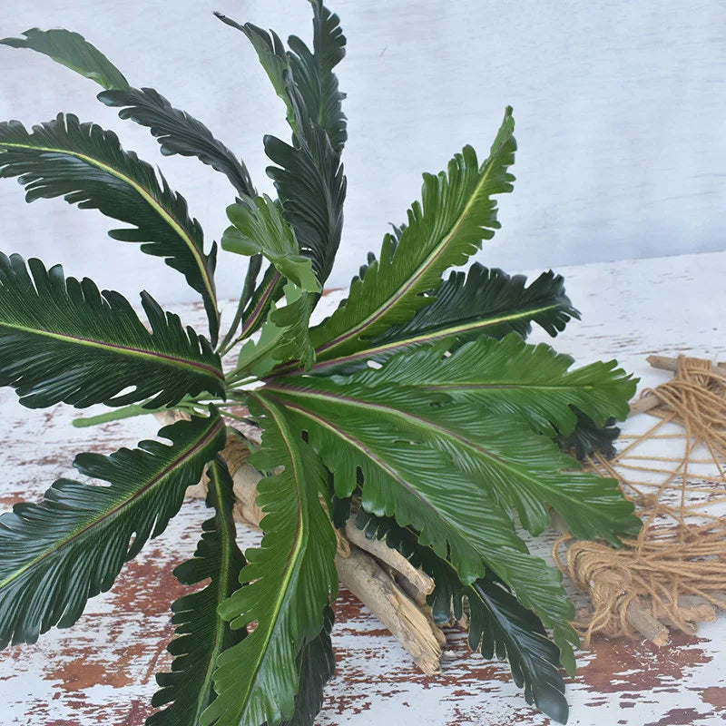 plantes artificielles tropicales fougères et feuilles décoratives