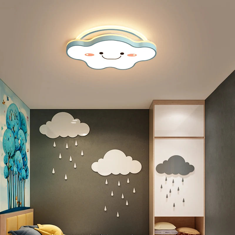 plafonnier led nordique design moderne pour chambre enfants et étudiants