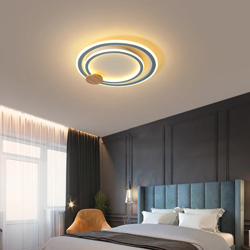 plafonnier led moderne en aluminium design pour intérieur élégant