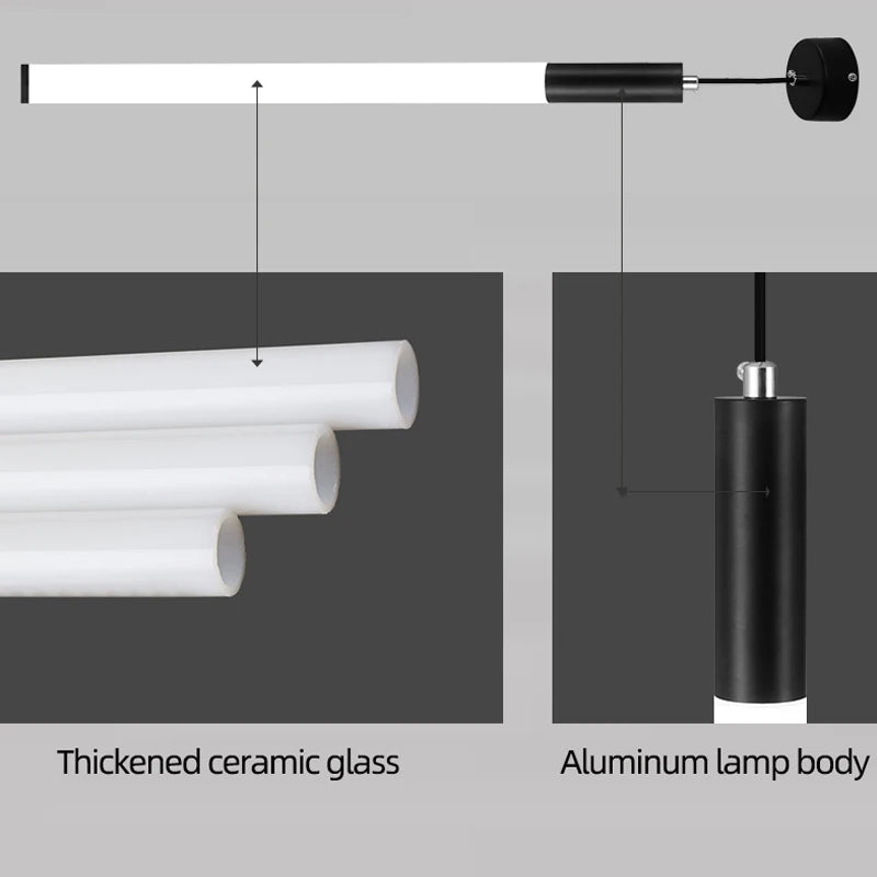 lustre moderne à led pour éclairage intérieur spiralé