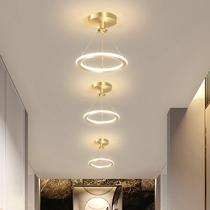 plafonnier moderne à leds design rond pour intérieur élégant