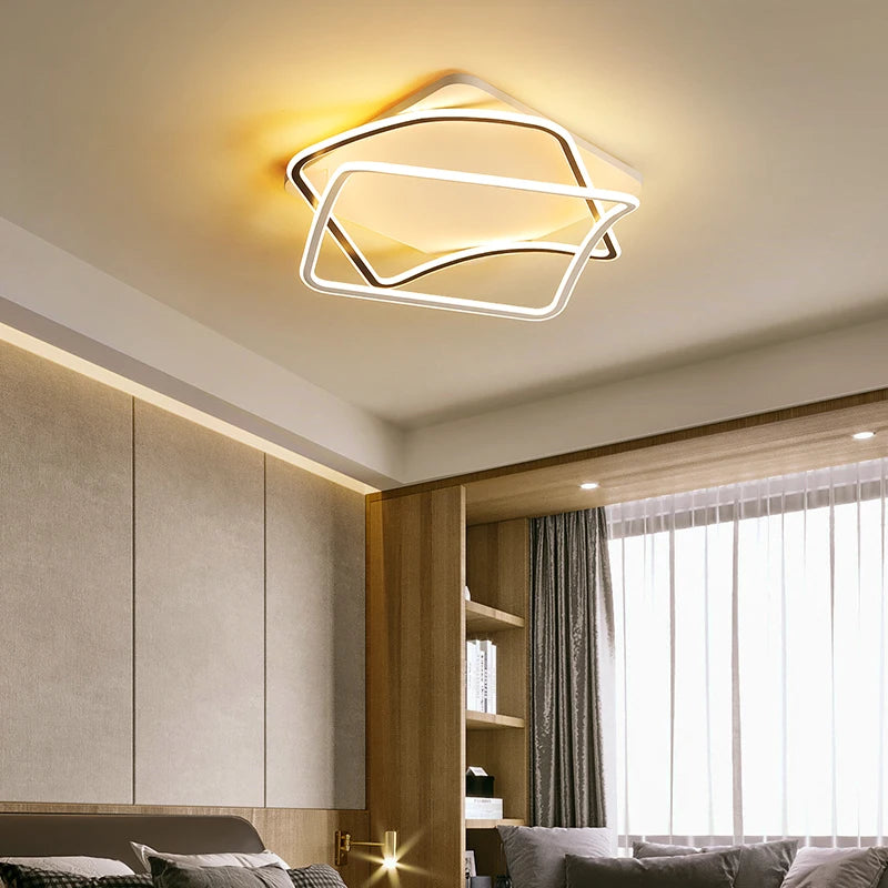 lustre led créatif pour éclairage intérieur moderne