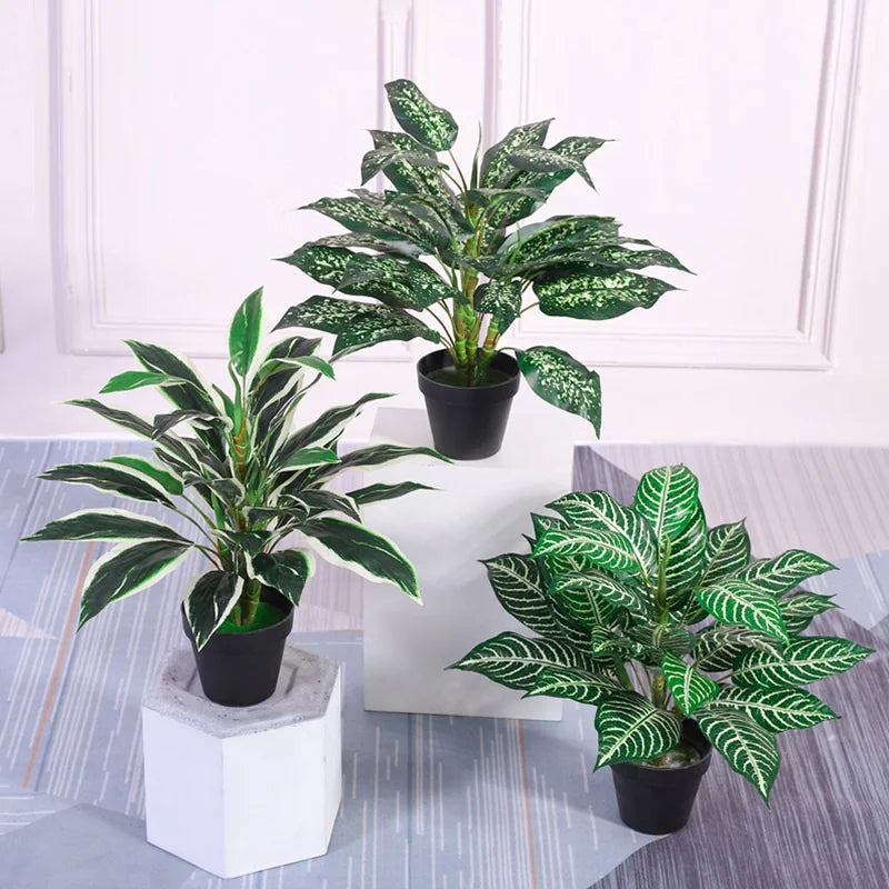 plante monstera artificielle pour décoration intérieure et extérieure