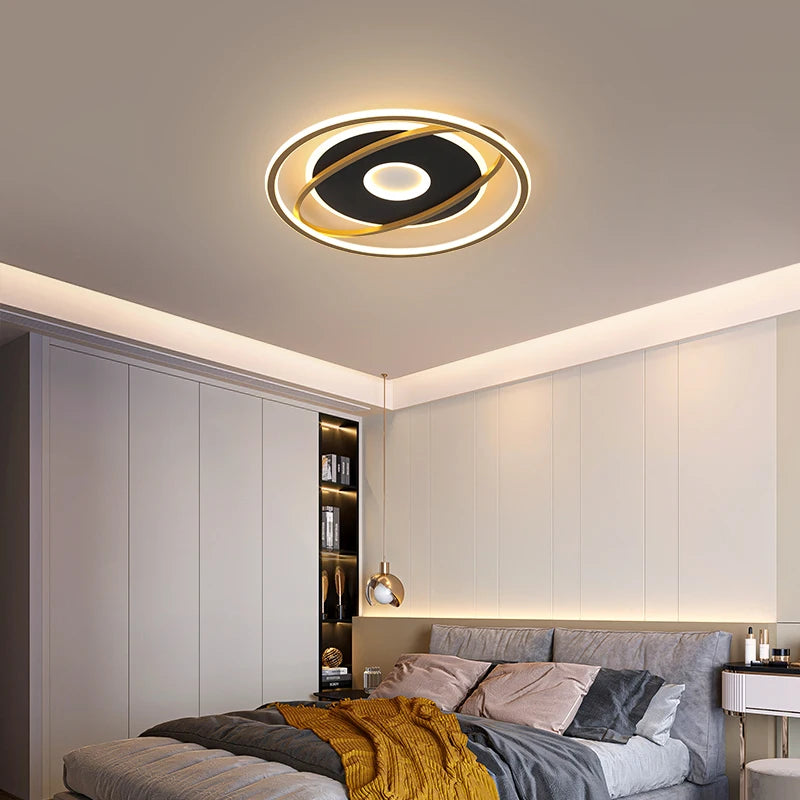 plafonnier led design moderne ultra fin pour intérieur décoratif