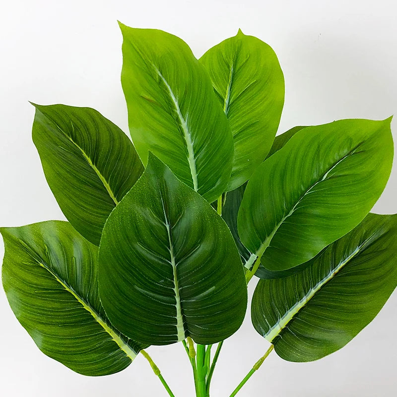 plantes artificielles monstera tropicales pour décoration intérieure et extérieure