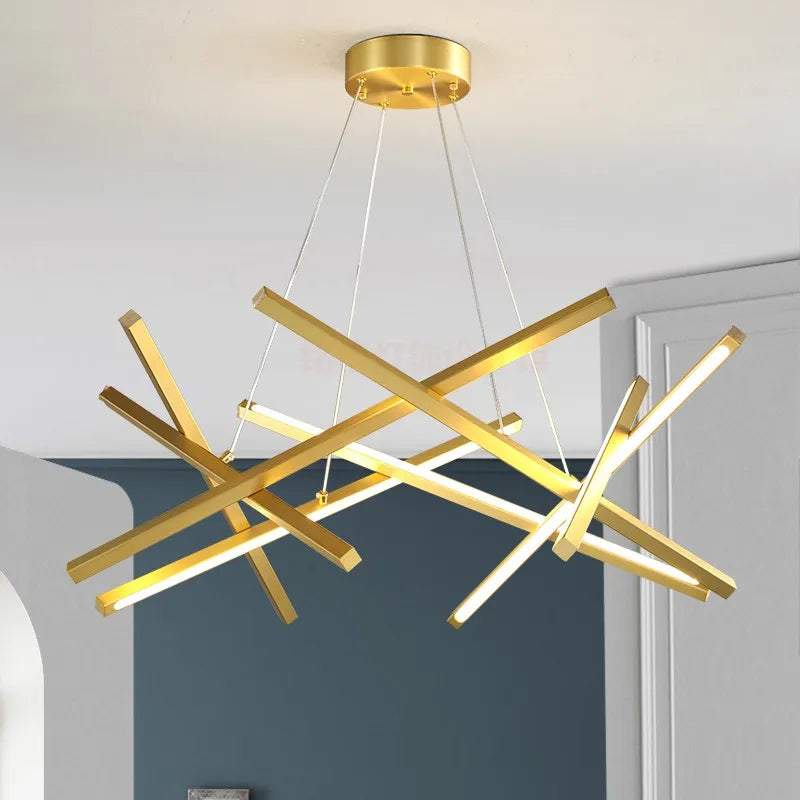 lustre led moderne design minimaliste pour intérieur élégant