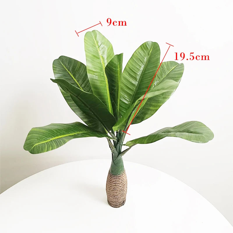 palmier artificiel monstera tropical pour décoration intérieure en pot