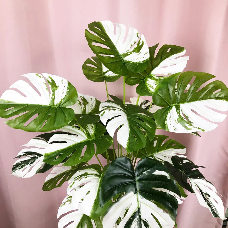 plantes artificielles bonsaï monstera palmier décoration intérieure et extérieure