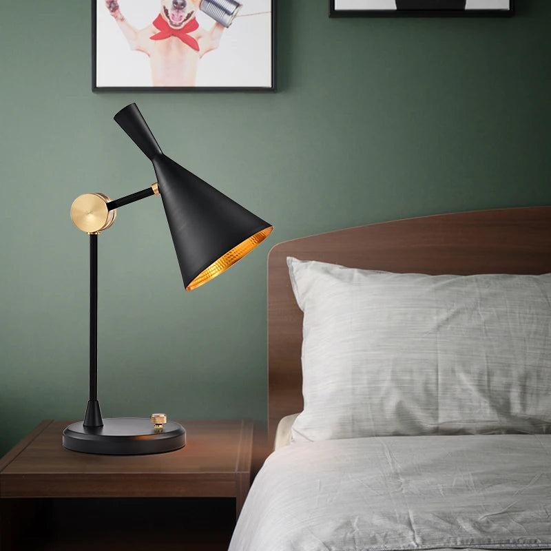 lampe de chevet créative style rétro industriel pour intérieur