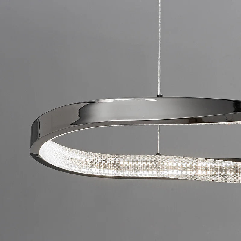 lustre circulaire à led moderne pour décoration intérieure