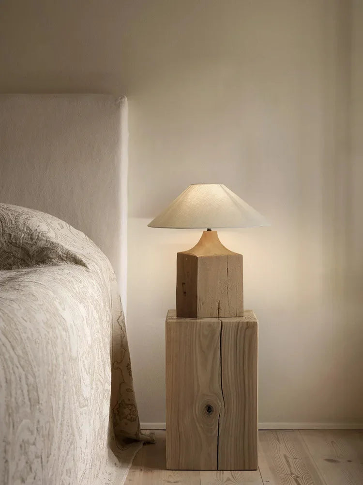 lampe de chevet design japonais wabi-sabi luxe zen et rétro