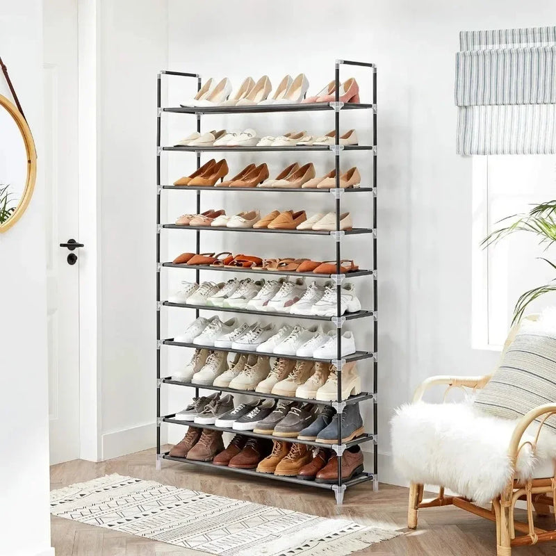 etagère à chaussures multifonctionnelle pour rangement optimal