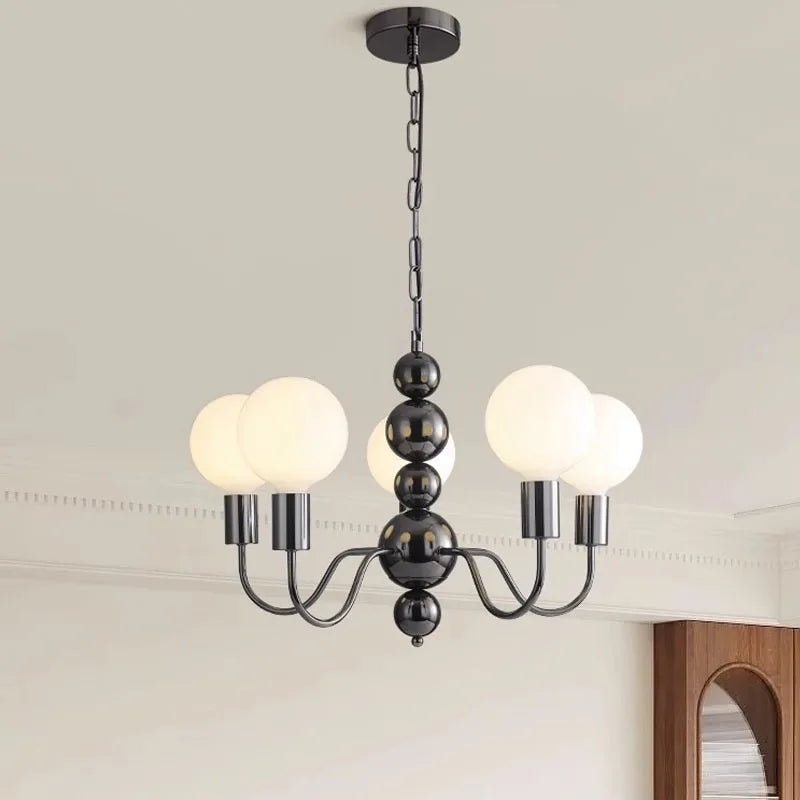 lustre nordique en métal pour décoration intérieure suspendue