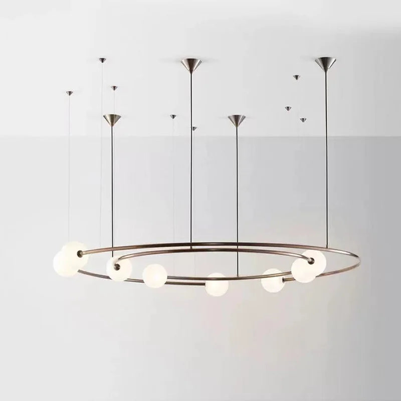 suspension en verre design pour une décoration moderne intérieure